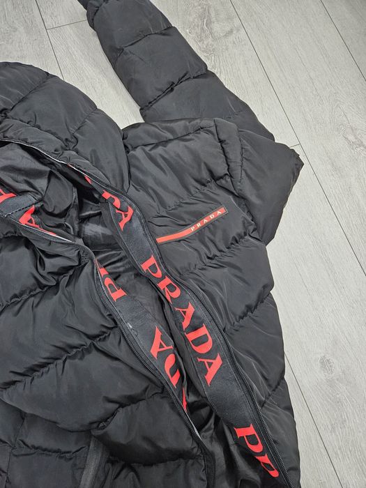 Prada kurtka pikowana ocieplana zimowa
