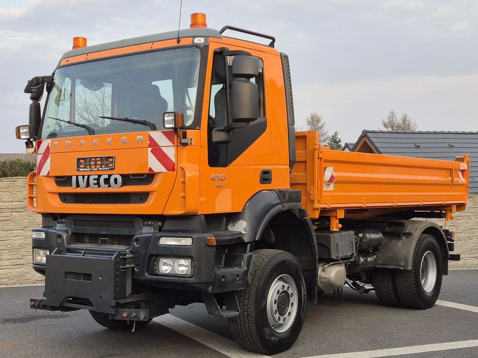 Iveco Trakker 4x4  410KM Czołownica Hydraulika  Wywrotka