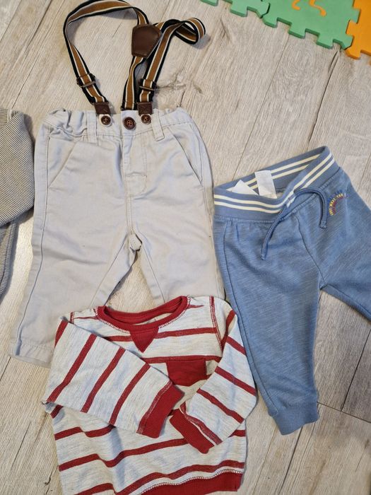 Zestaw ubran chlopiec 6-9 miesiecy,  74 cm
