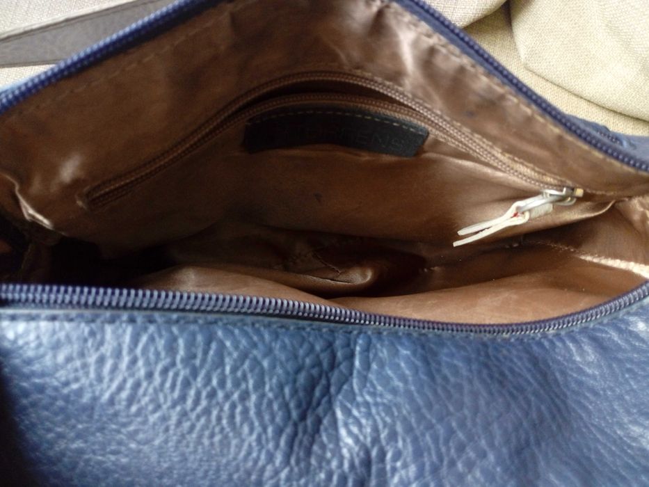 Carteira tiracolo senhora azul