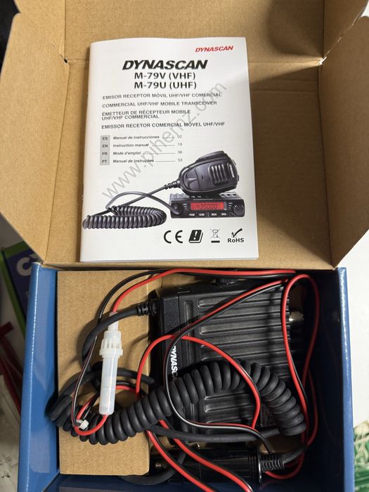 Radio transmissor VHF e UHF
