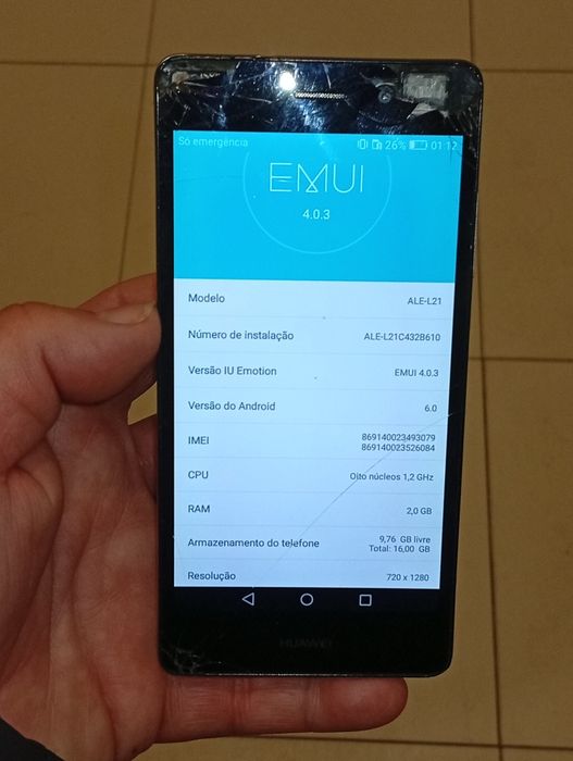 Huawei P8 lite desbloqueado