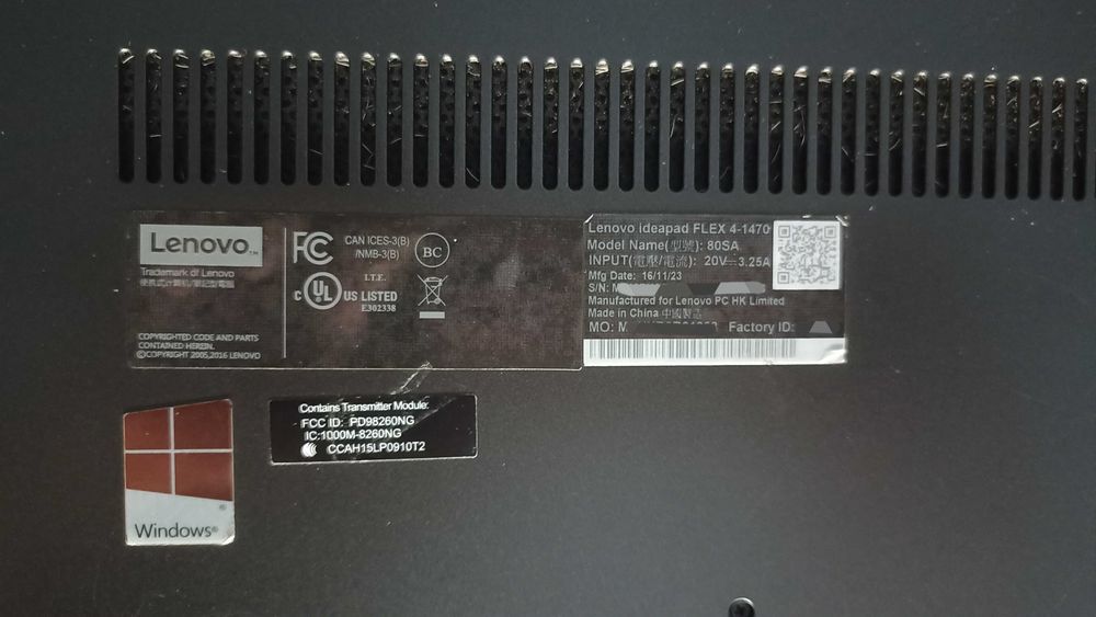 Touchscreen 14" 180o Lenovo IdeaPad Intel Pentium @2,10Gz 4Gb RAM