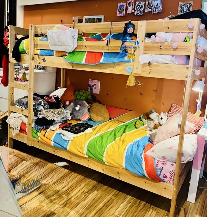 Beliche IKEA MYDAL 90x200 cama criança madeira pinho