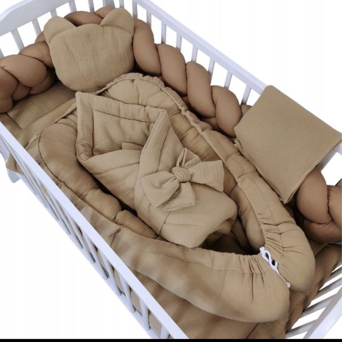 Łóżeczko Sundvik/materac/karuzela/ kpl do spania