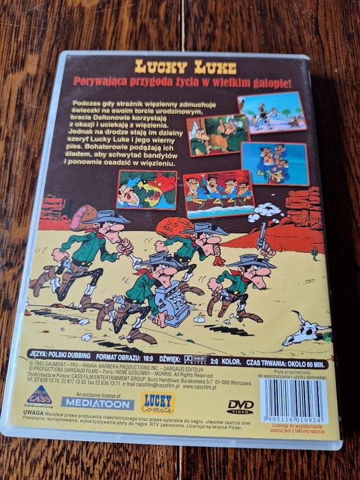 Dzielny szeryf Lucky Luke. DVD. Wersja zremasterowana 16/9.