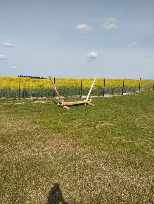 Hamak ogrodowy pomalowany