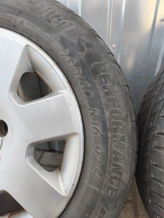 Felgi z oponami lato 5x110 opel omega 205/60/16