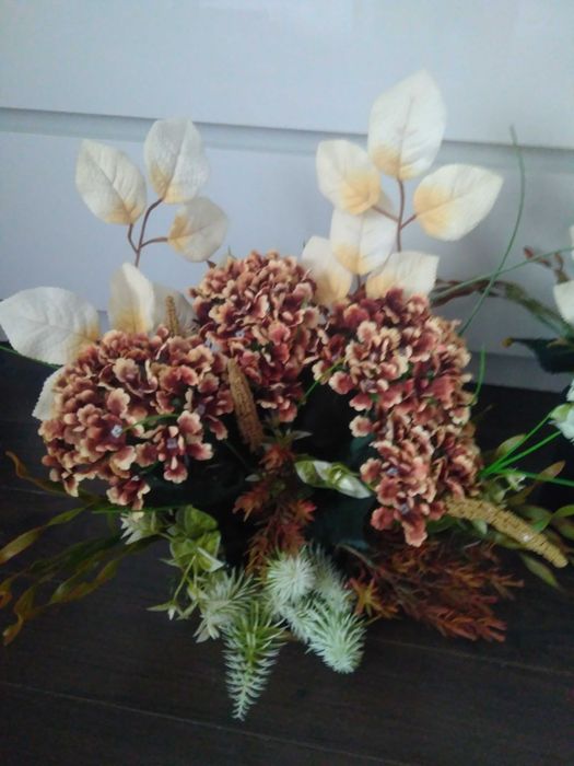 Komplet nagrobny obciążony - stroik i bukiet