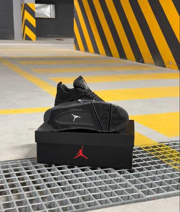 Кросівки Nike Air Jordan Retro 4 Black Canvas DH . Найк Джордан. Термо