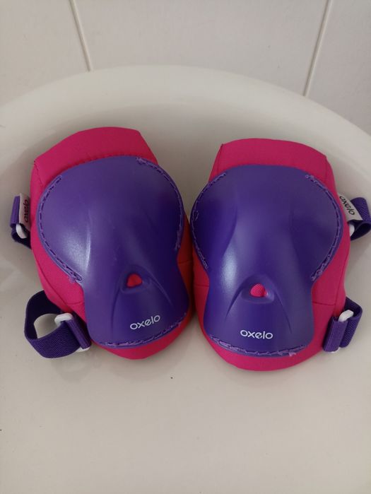 Patins de Criança PLAY3 Rosa Violeta e acessórios