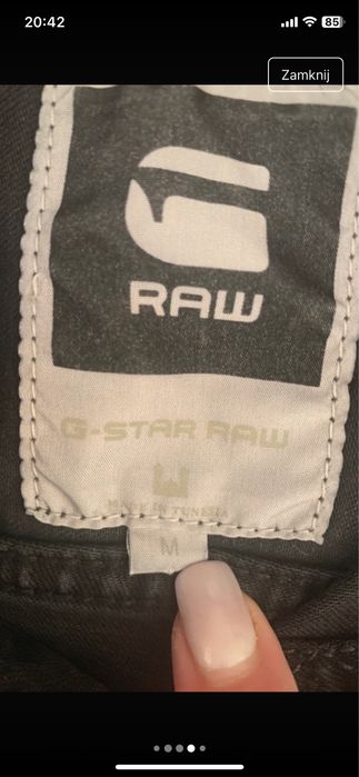 Kurtka jeansowa ponadczasowa czarna G-star raw M-cl