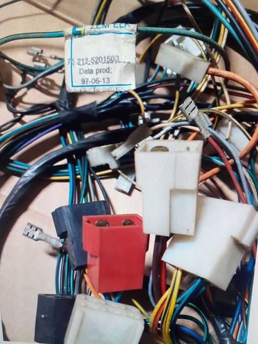 Wiązka elektryczna przód Fiat 126p STARY TYP -ORYGINAŁ
