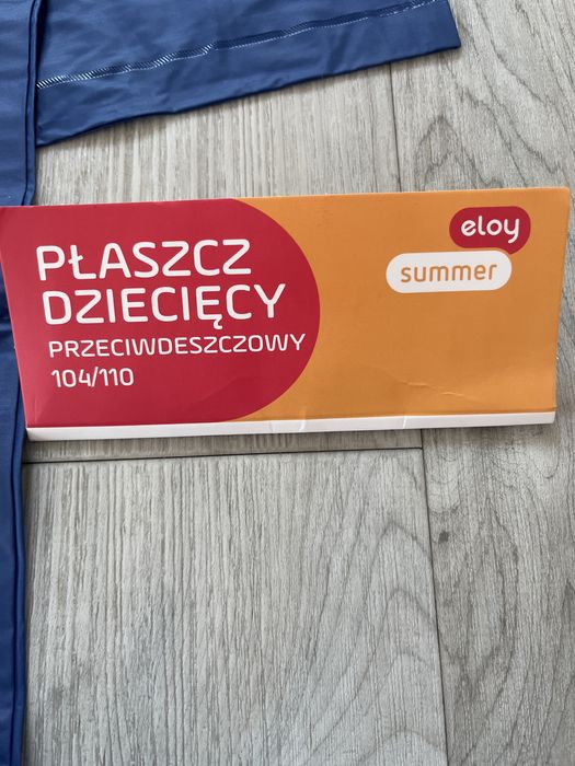 Płaszcz dziecięcy przeciwdeszczowy 104/110