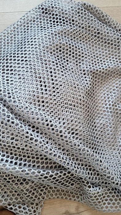 Firany jasno szare plaster miodu 145x260