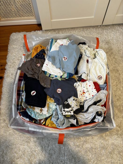 Paczka ubranek dziecięcych, rozmiar 68 - 94 szt., stan bardzo dobry