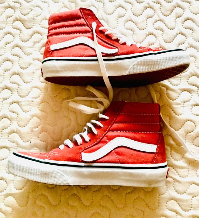 Ténis Vans cor tijolo Tam 35