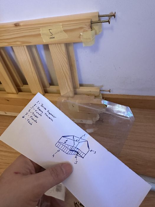 Cama montesori como nova (para colchão 90x190)