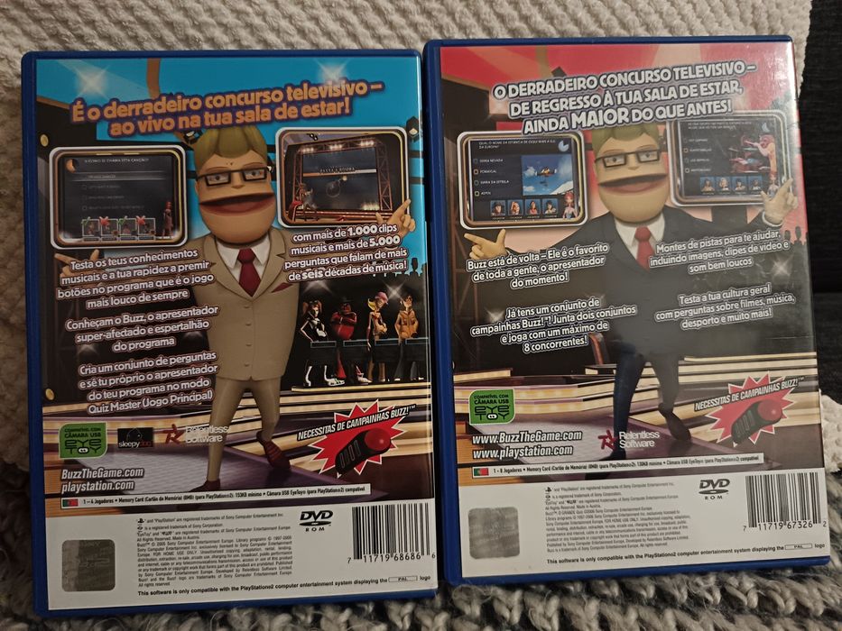 Vende-se CD's Buzz,para PlayStation 2.