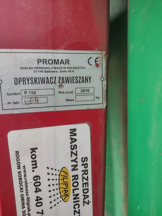 Opryskiwacz 1000l Promar