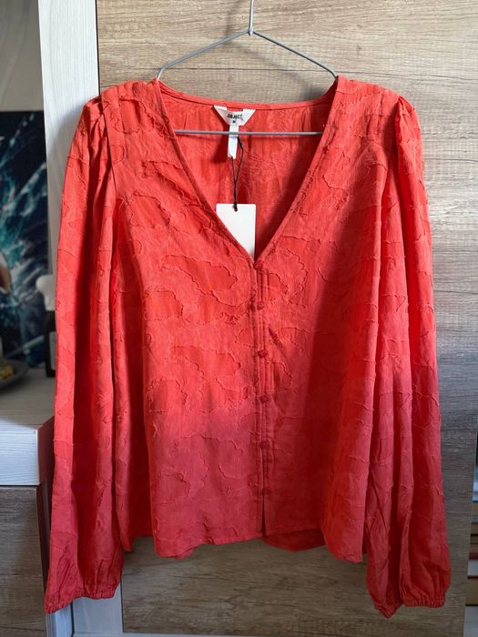 Помаранчева блуза object, розмір S-M, нова з бірками