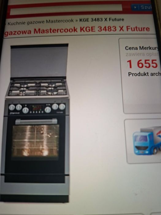 Kuchnia gazowa Masterkuk Future.