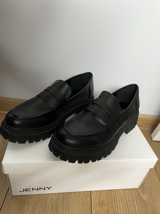 Loafersy Jenny czarne