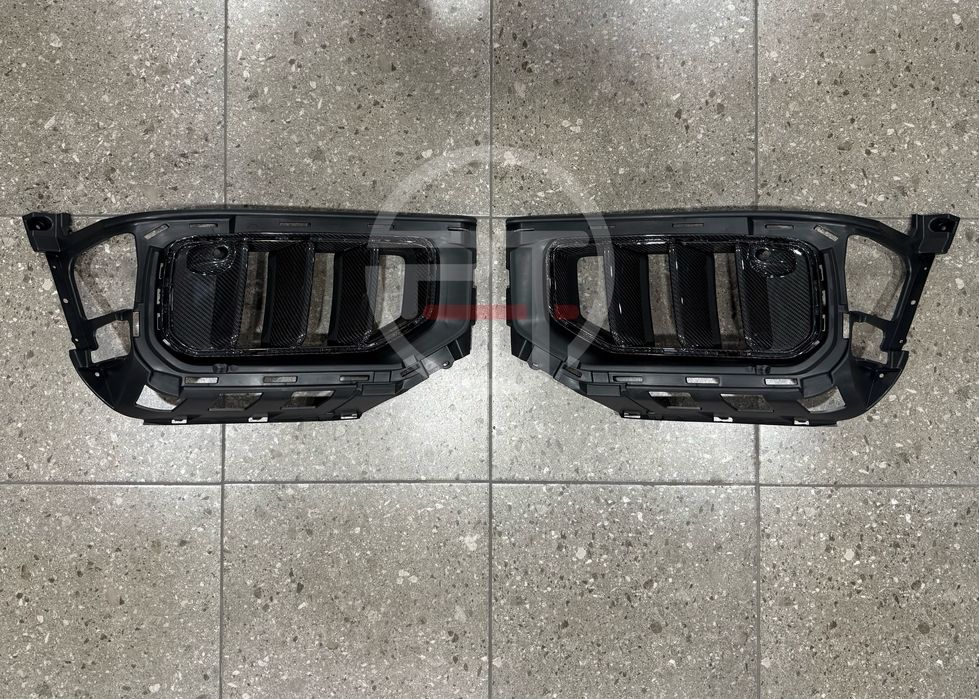 Вставки бампер карбоновые воздуховоды Mercedes G-Class G63 W465 Карбон