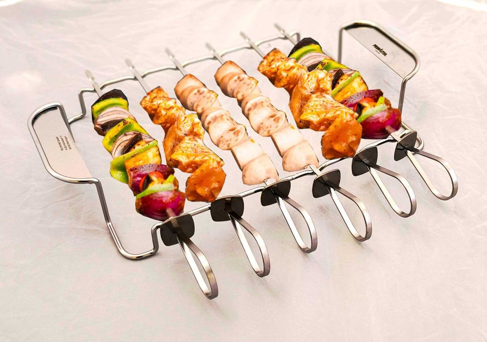 Набор шампуров с подставкой для шашлыка шампура для гриля Weber