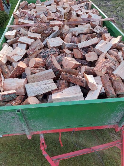 Drewno opałowe kominkowe sosna, brzoza, dąb Z DOWOZEM