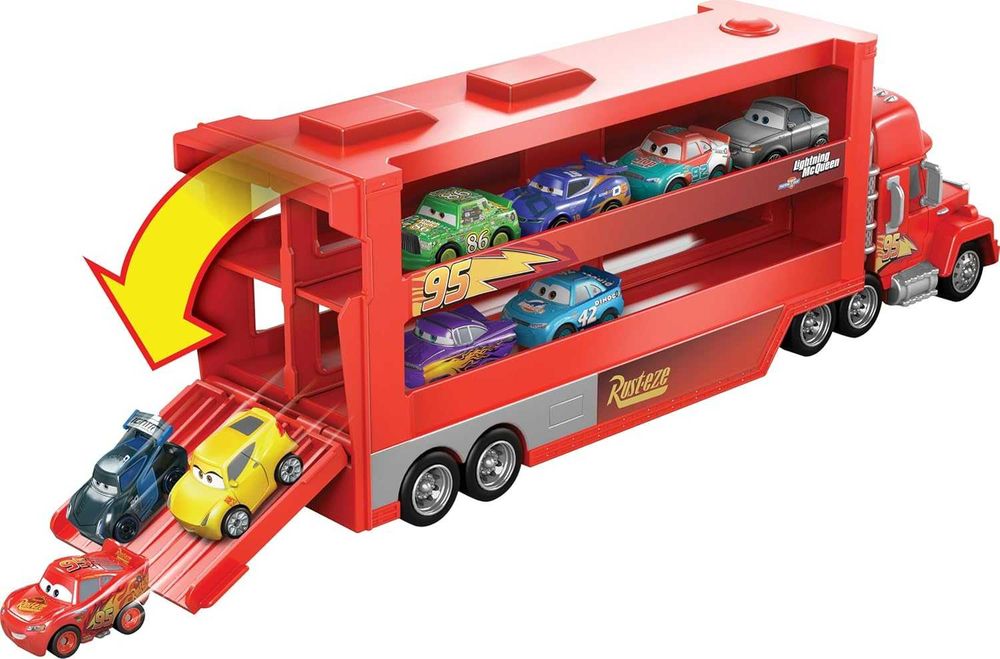 Транспортер Мак МакКвін автовоз машинка Тачки Pixar Cars GNW34