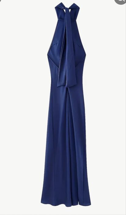 Неймовірна трендова сатинова сукня максі