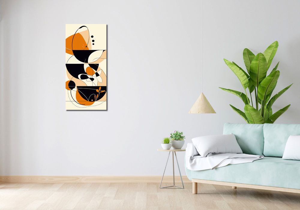 Obraz 40x90cm Taneczne Kręgi