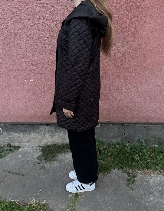 Kurtka jesienna pikowana czarna
