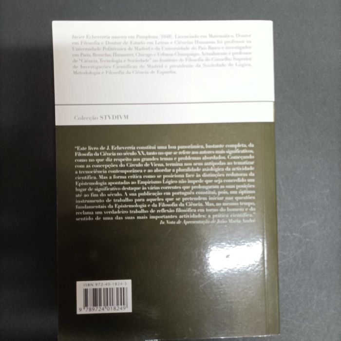 Introdução à Metodologia da Ciência