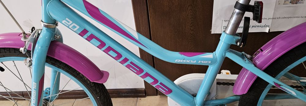 4518/25 Rower dziecięcy INDIANA Roxy Kid 20 cali dla dziewczynki