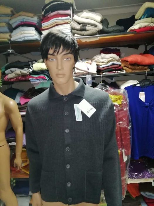 Casaco de Lã Cinzento