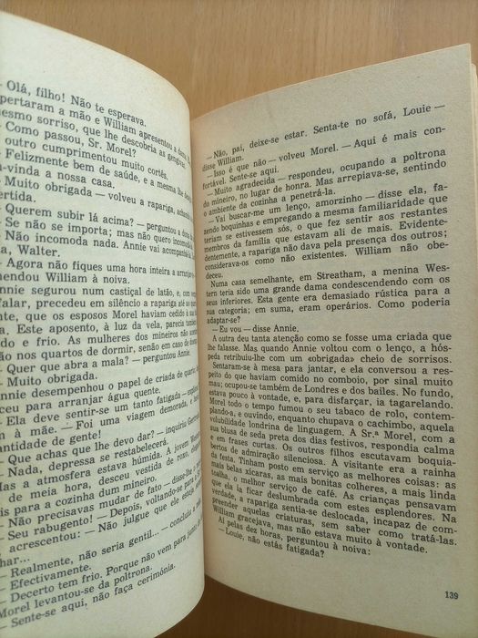 Livro "Filhos e Amantes" de D. H. Lawrence - Antigo