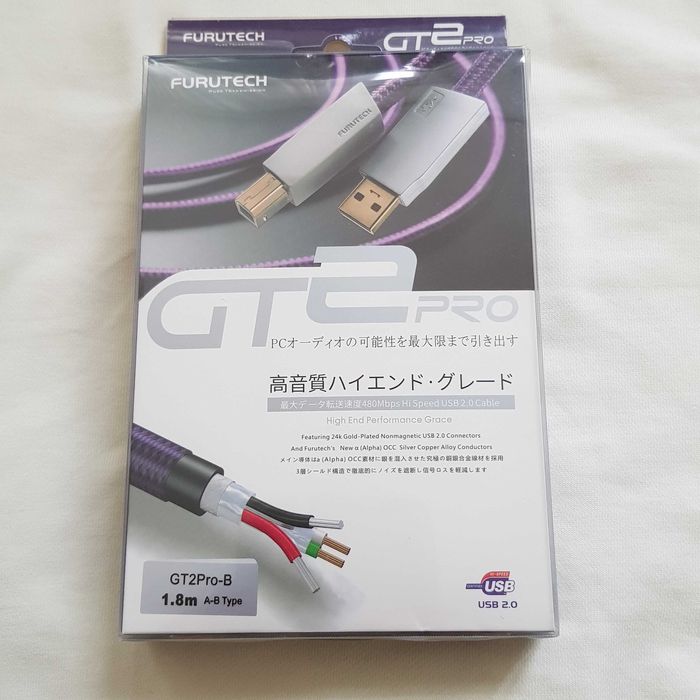 Furutech GT-2  kabel audio A-B Usb A do B połaczeniowy Dac laptop