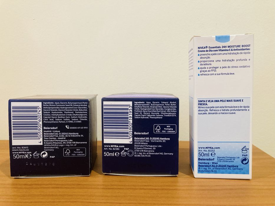 Cremes e Limpeza Rosto Nivea