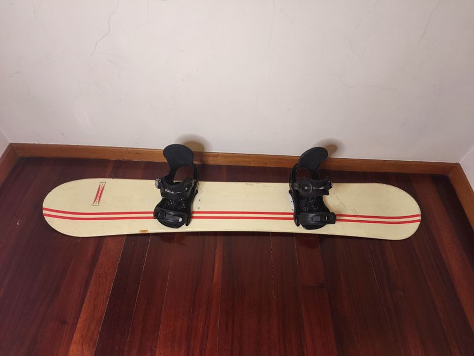 Prancha snowboard + fixações