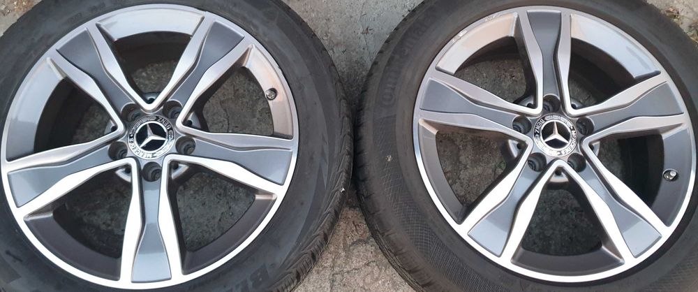 Alufelgi Mercedes 17 5x112 7J ET 48.5 Felgi czujniki tpms W205 E C S