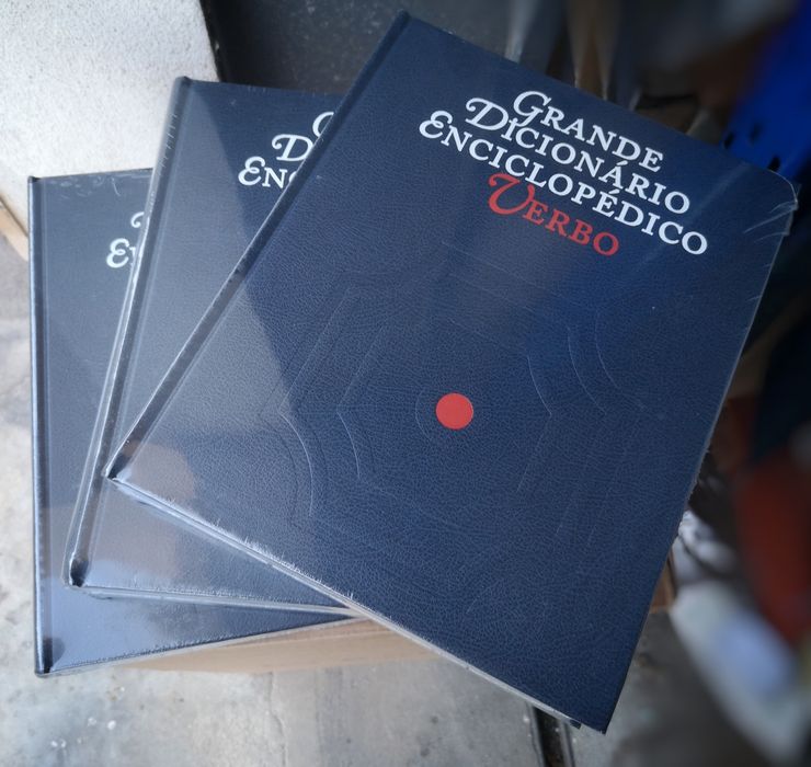 Grande Dicionário Enciclopédico Verbo, 3 volumes novos