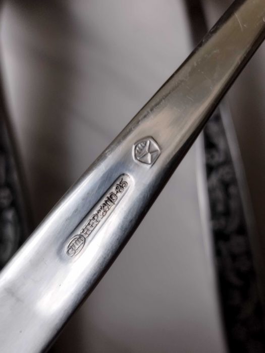 Набор вилок и ложек (6+6) столовые  нержавейка со знаком качества