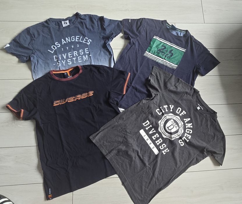 4x t shirt koszulka diverse M