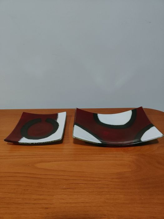 Conjunto decorativo em vidro