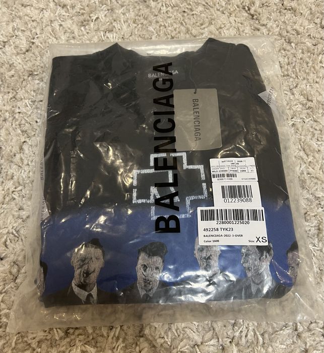 Balenciaga heron preston лонгслів
