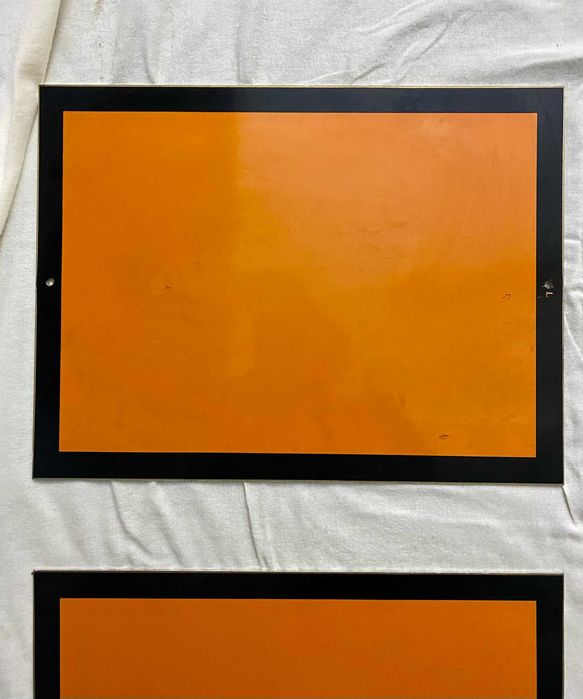 Par de Placas ADR Laranja - Sinalização Camião (Mercadorias Perigosas)