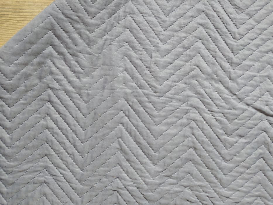 Kapa narzuta szara pikowana 220x200