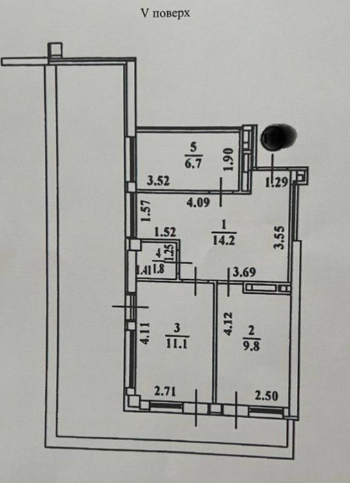 1-комнатная квартира по адресу (площадь 54 м²) - Atlanta.ua - фото 10